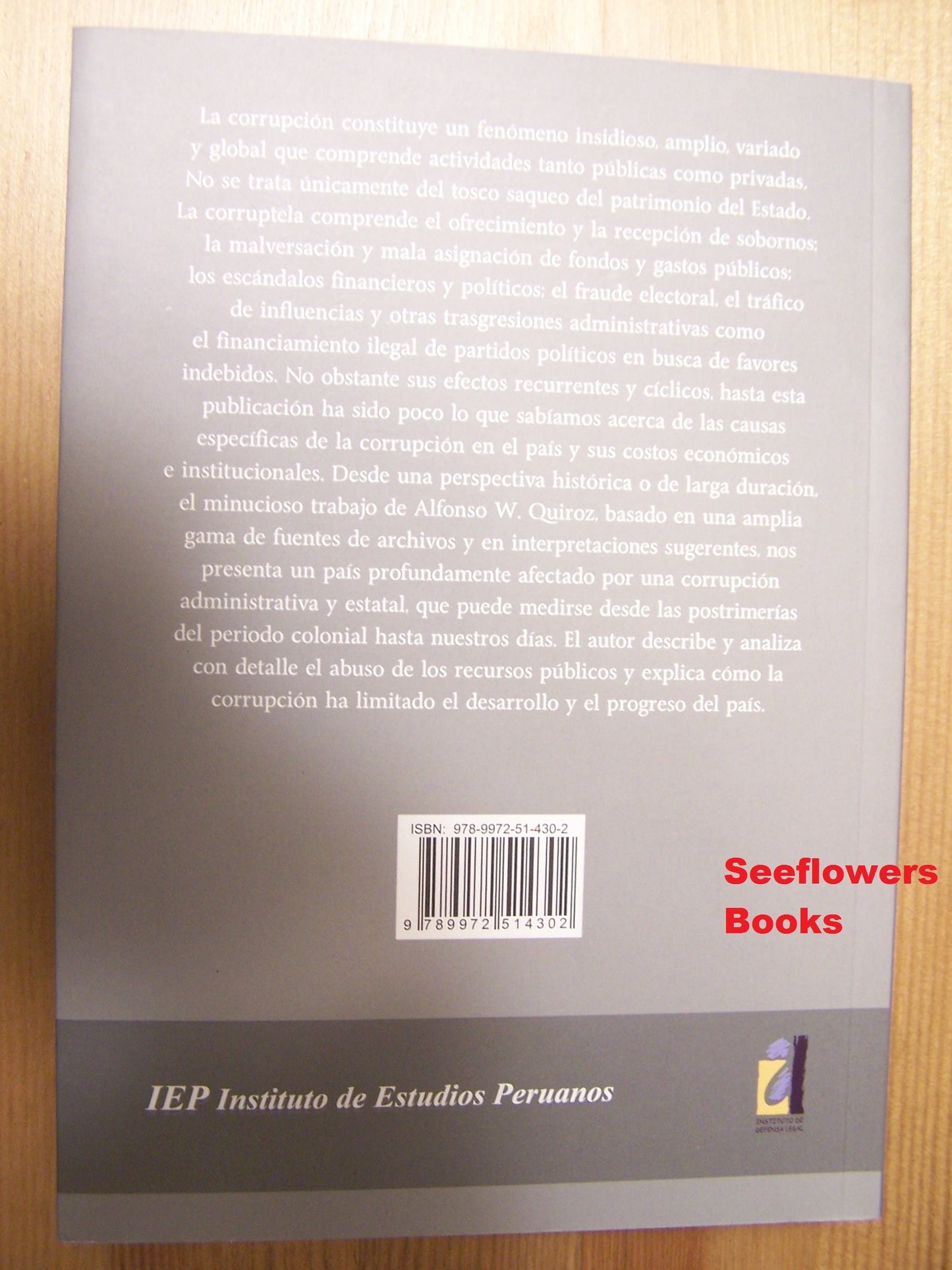 Historia de la corrupci? en el Per?(Spanish Edition)
