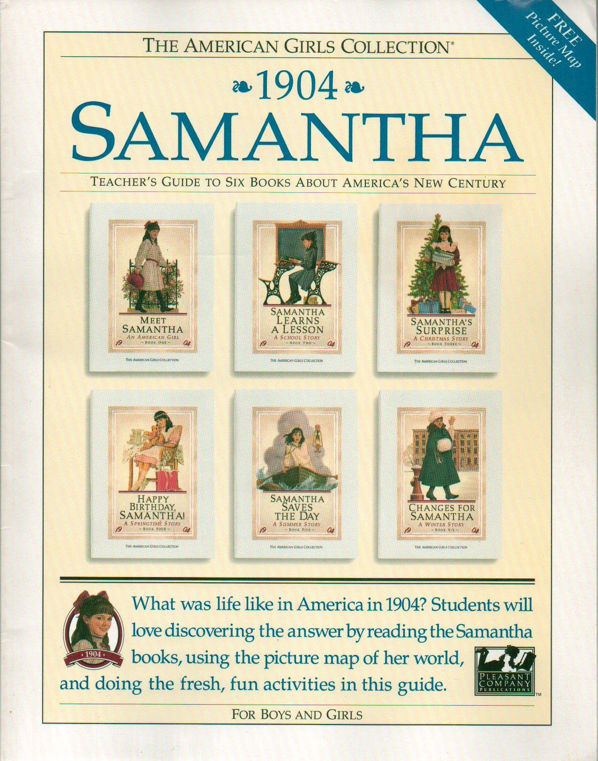 Samantha 1904: Teacher's Guide to Six Books About America's New Century for Boys and Girls (American Girl Collection)