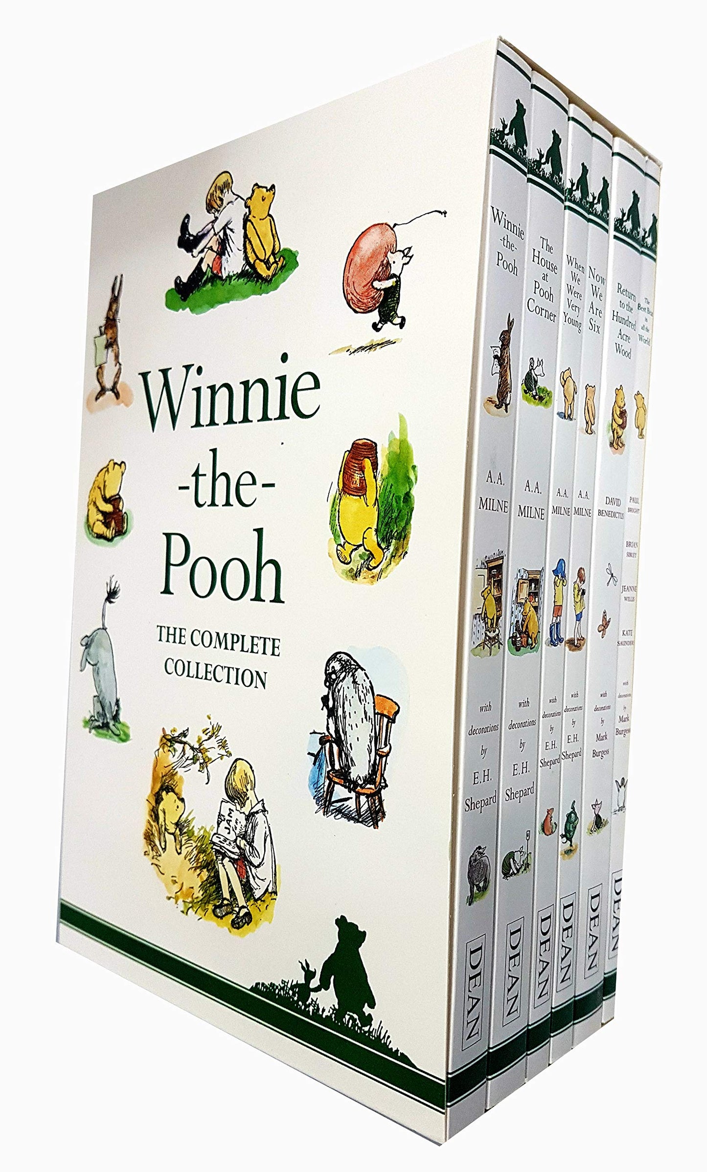 Winnie-the-Pooh The Complete Fiction Collection 6 Books Box Set