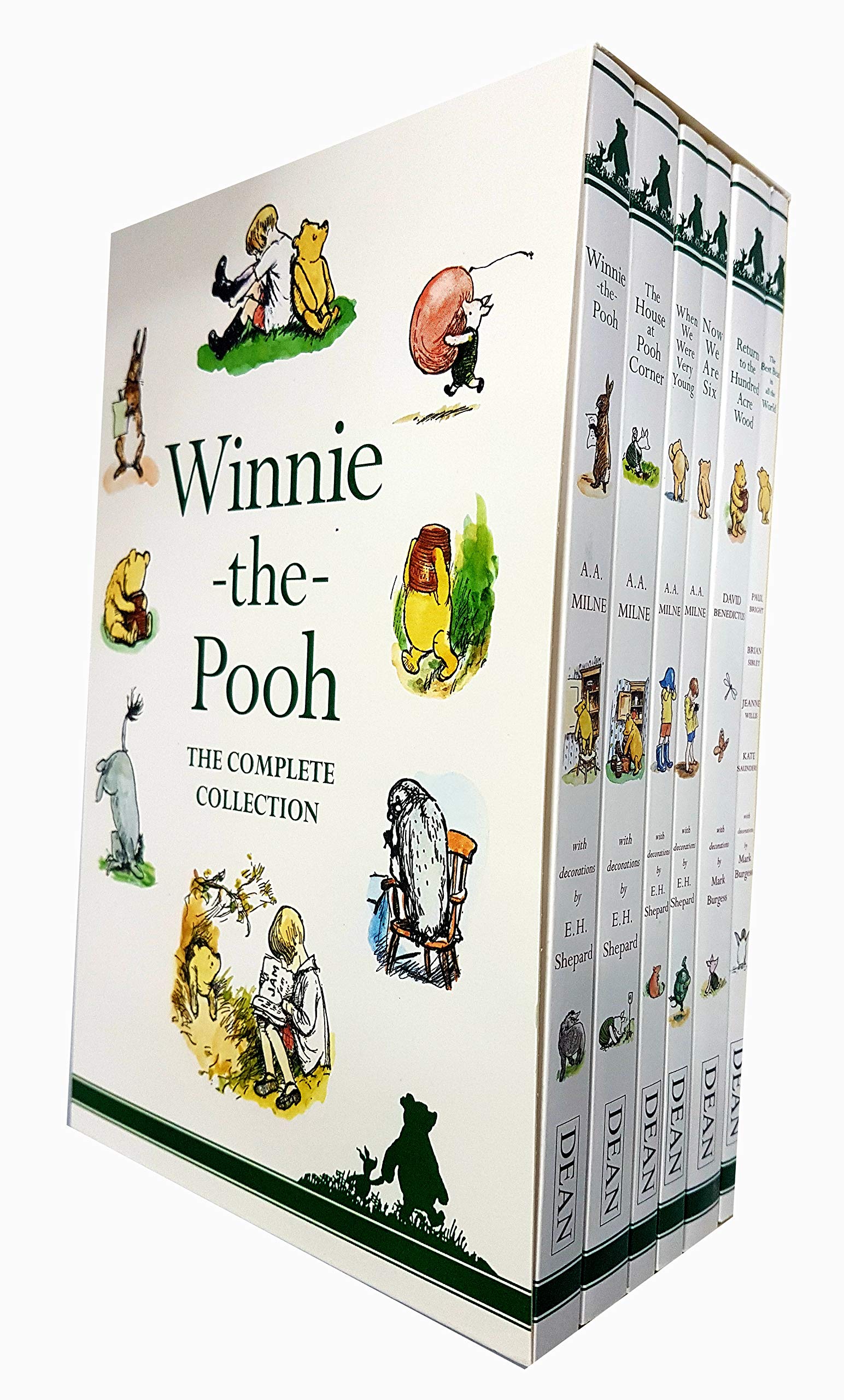 Winnie-the-Pooh The Complete Fiction Collection 6 Books Box Set