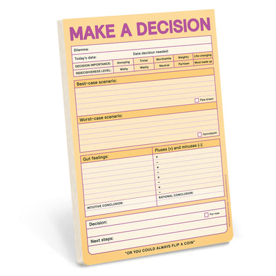 Knock Knock Make a Decision Pad (Pastel Version) (Knock Knock Pads)