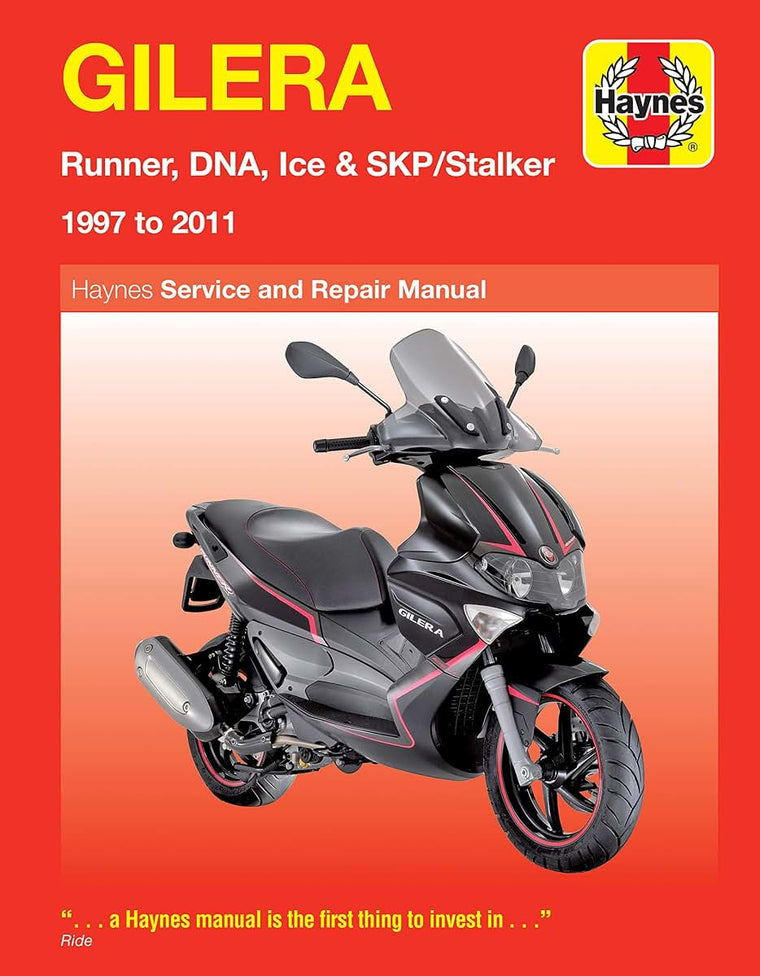 Gilera Runner, DNA, Ice & SKP/Stalker (97 - 11) Haynes Repair Manual (Paperback)