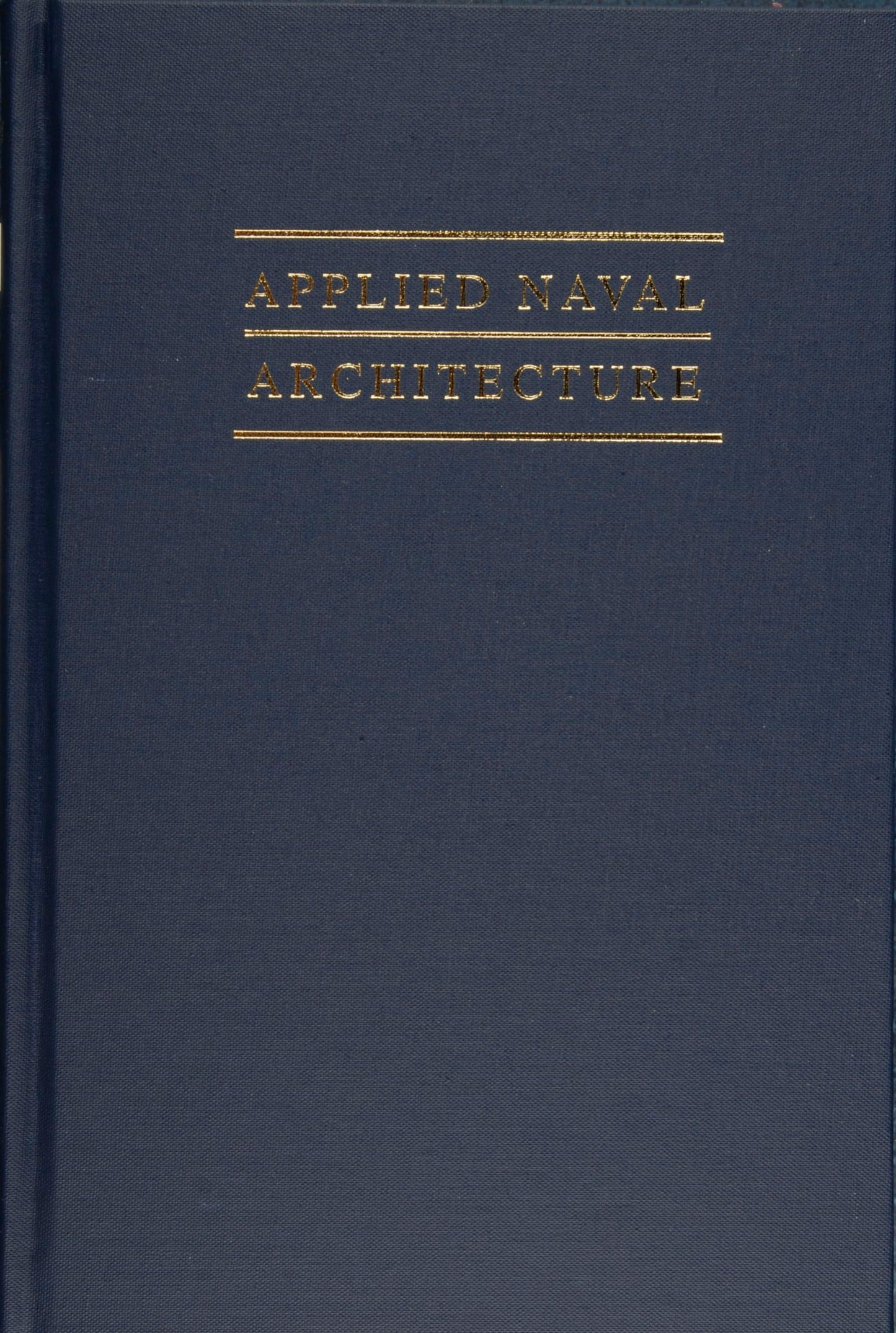 Applied Naval Architecture