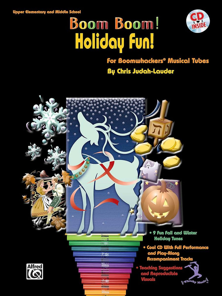 Boom Boom! Holiday Fun! For Boomwhackers Musical Tubes: For Boomwhackers(R) Musical Tubes, Book & CD