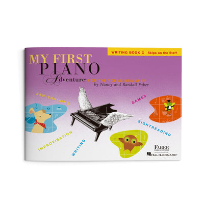 My First Piano Adventure: Writing - Book C  Beginner Piano Theory Workbook for Kids  Sheet Music Songbook with Sightreading and Ear-Training Activities  Faber Piano Adventures Music Writing Book