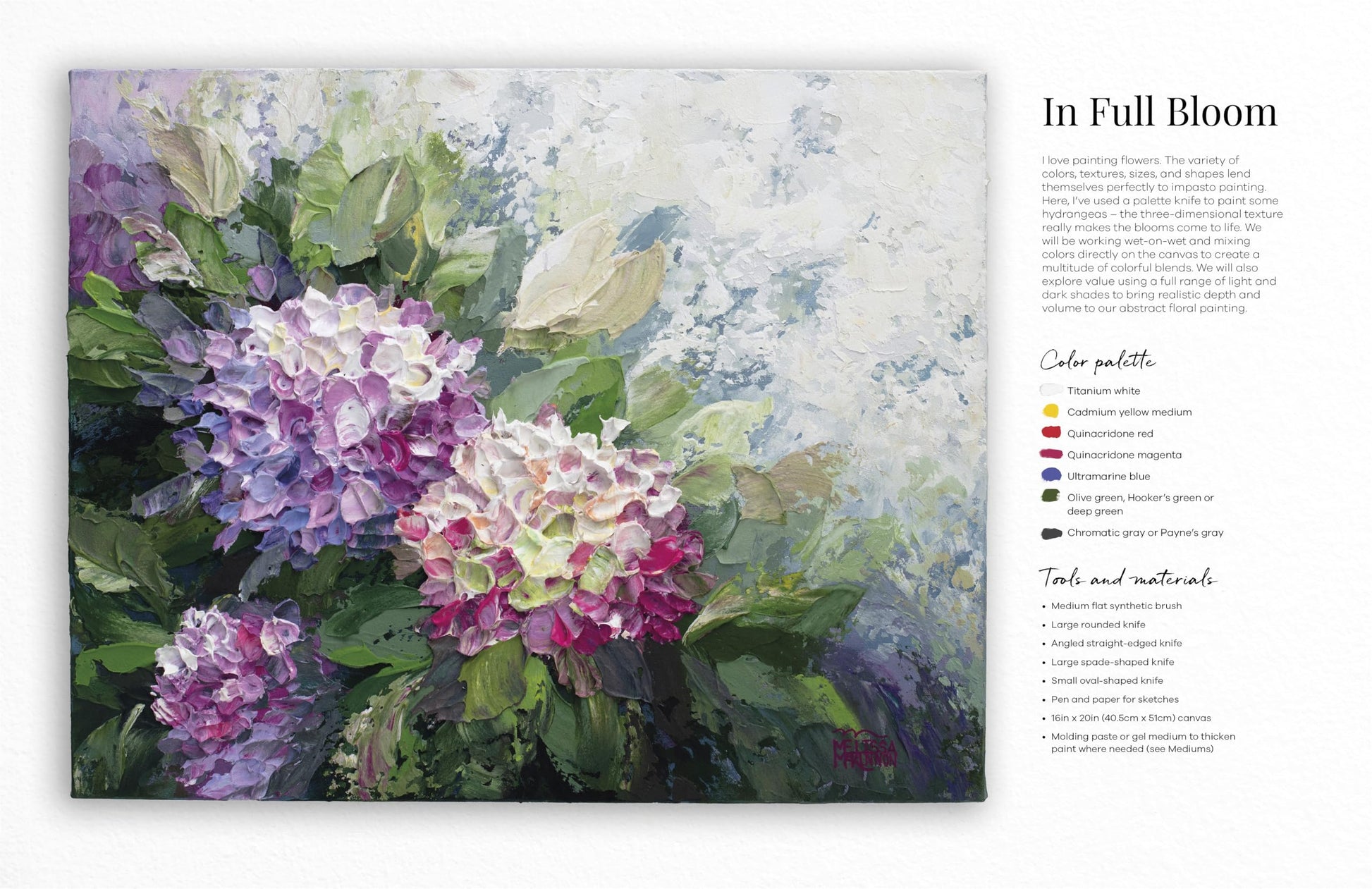 Textured Art: Palette knife and impasto painting techniques in acrylic