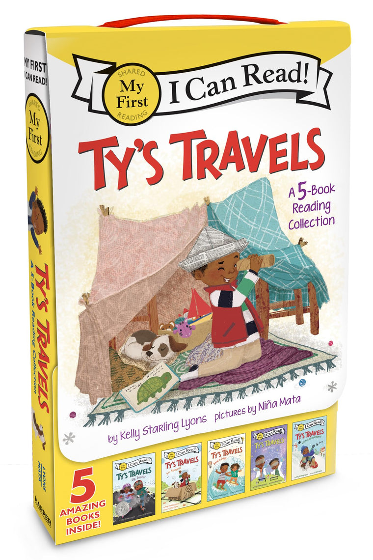 Tys Travels: A 5-Book Reading Collection: Zip, Zoom!, All Aboard!, Beach Day!, Lab Magic, Winter Wonderland (My First I Can Read)