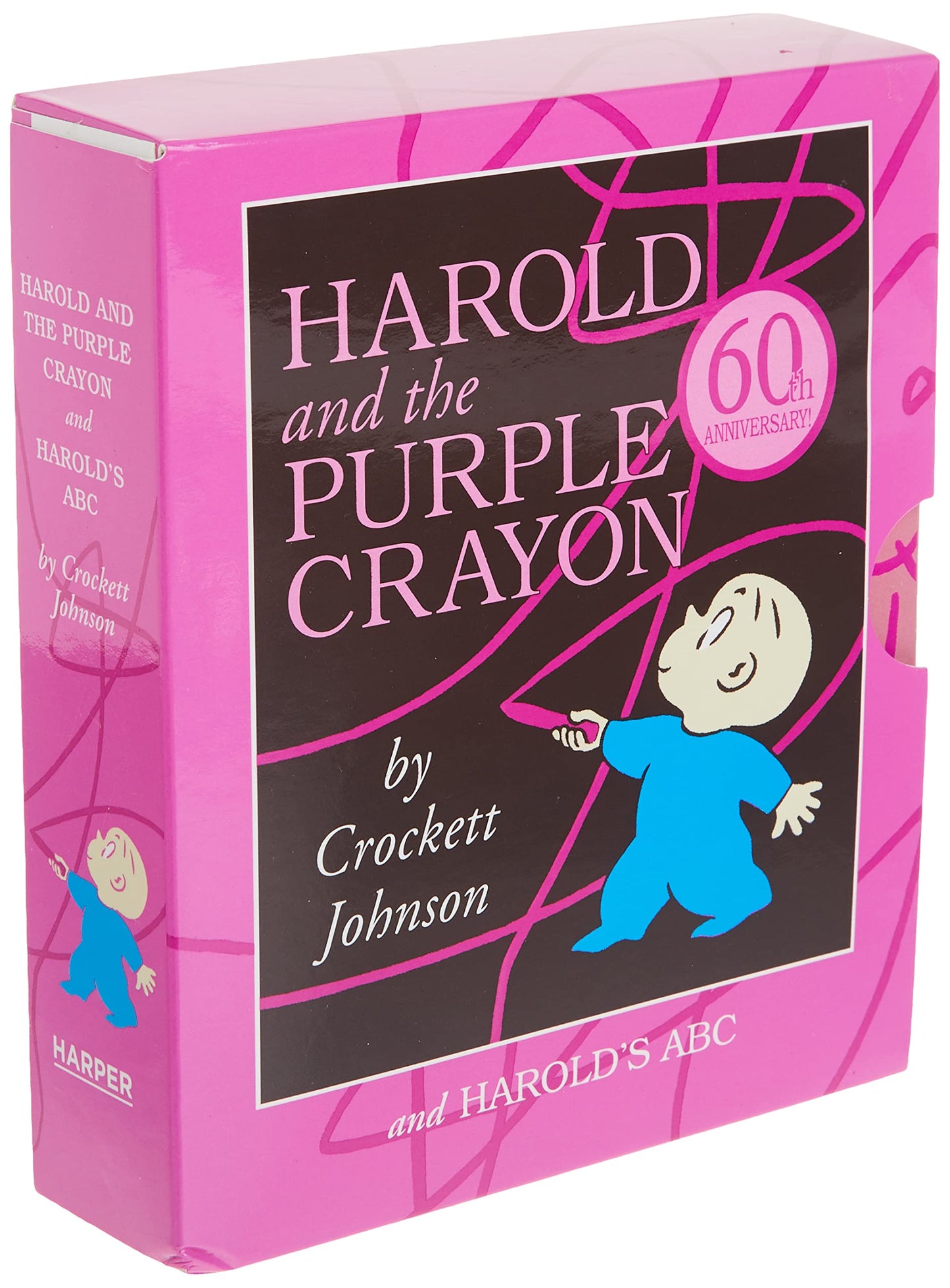 Harold and the Purple Crayon 2-Book Box Set (Board Books)