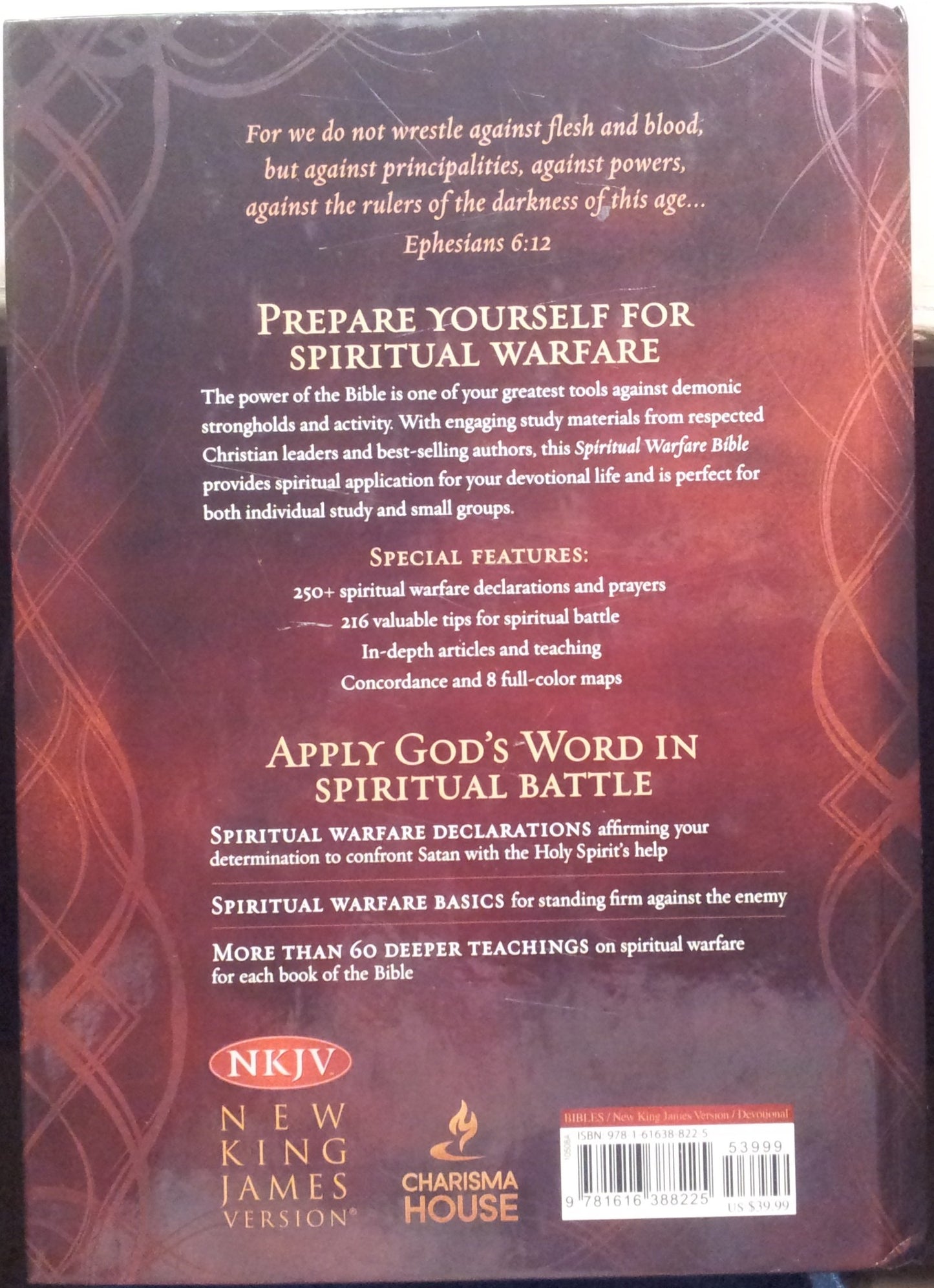 Spiritual Warfare Bible: New King James Version by Faith, Pa