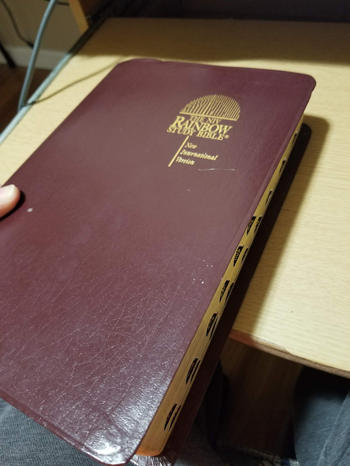 The Rainbow Study Bible New International Version/Genuine Bonded Leather
