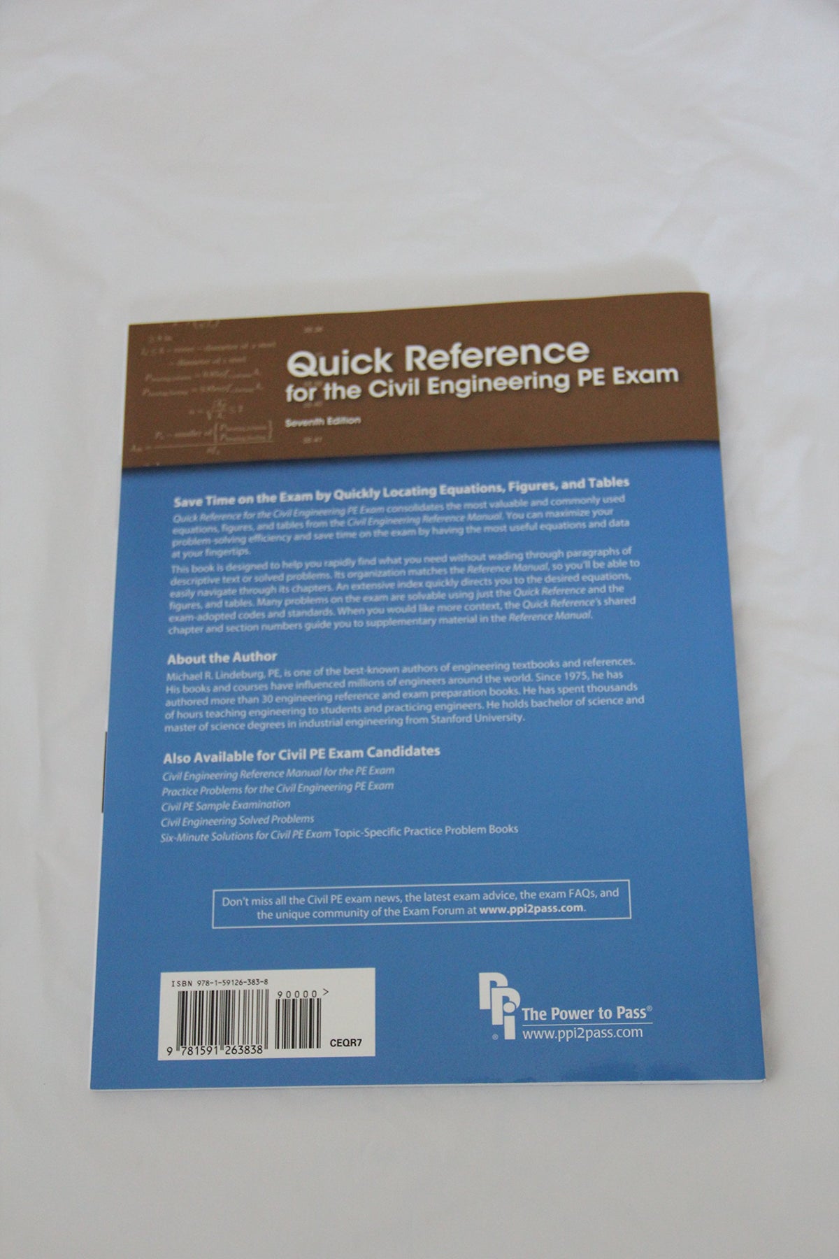 Quick Reference for the Civil Engineering PE Exam