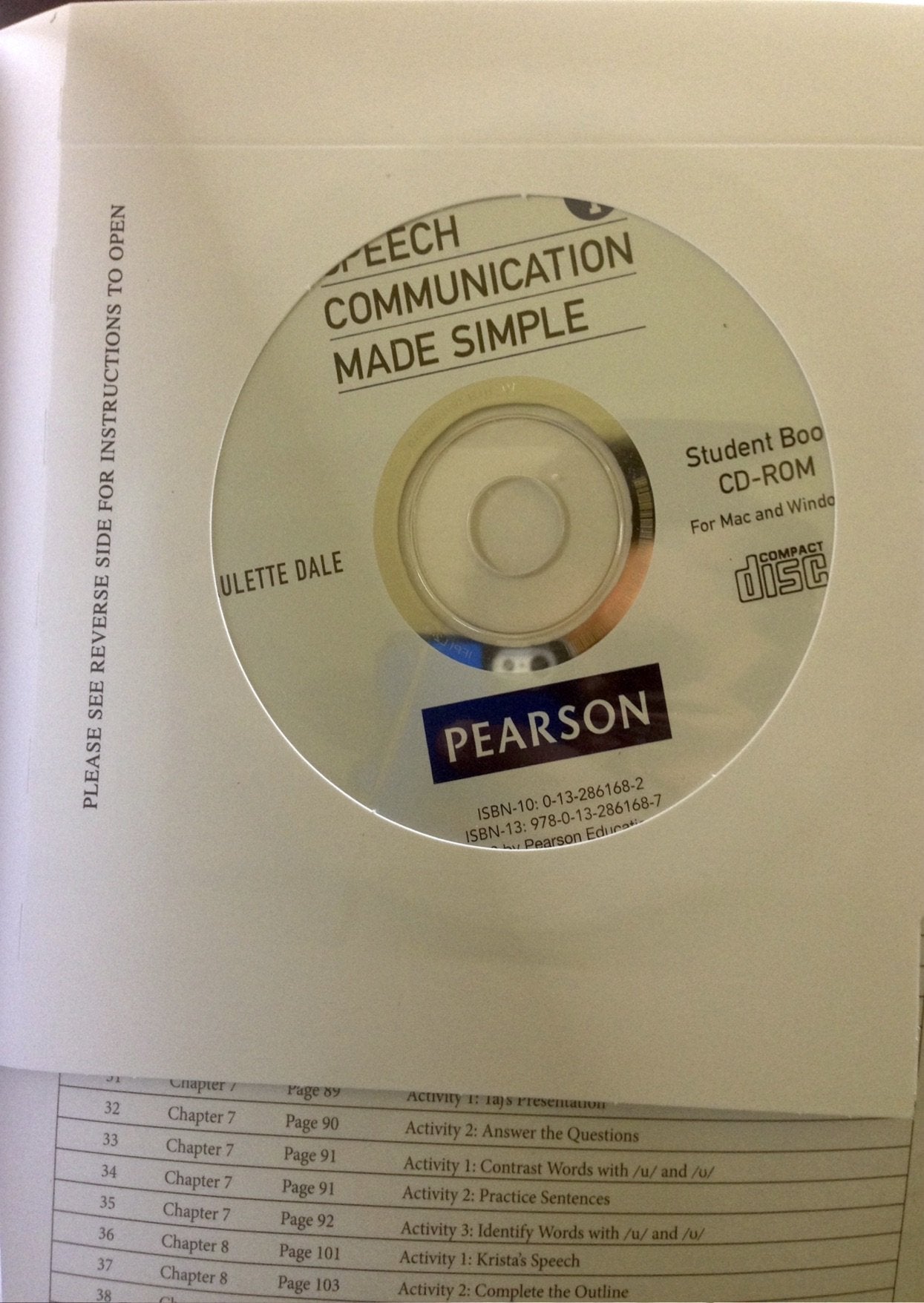 Speech Communication Made Simple 1 (with Audio CD)