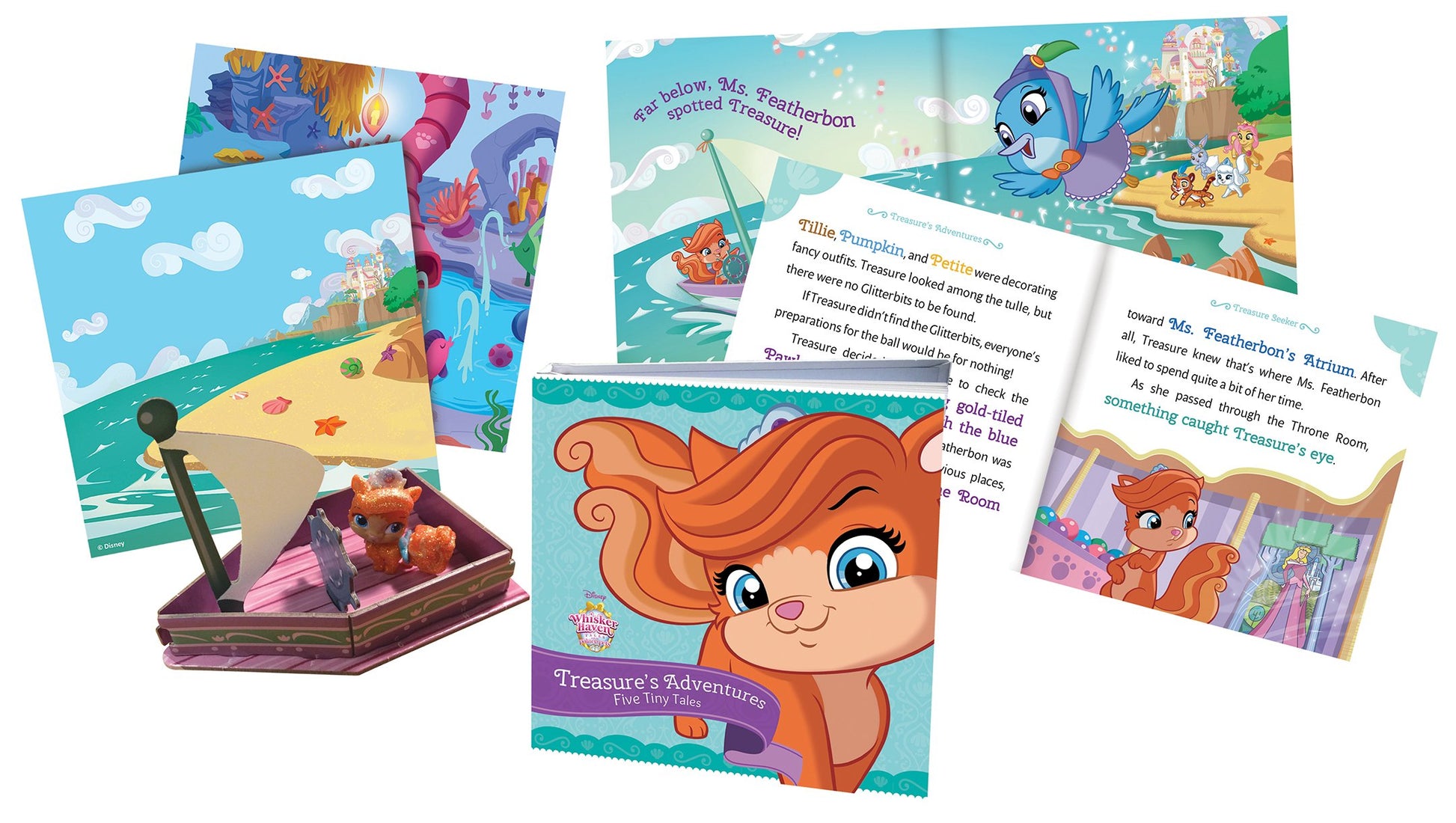 Whisker Haven Tales with the Palace Pets: Treasure's Adventures (Storybook Plus Collectible Toy)
