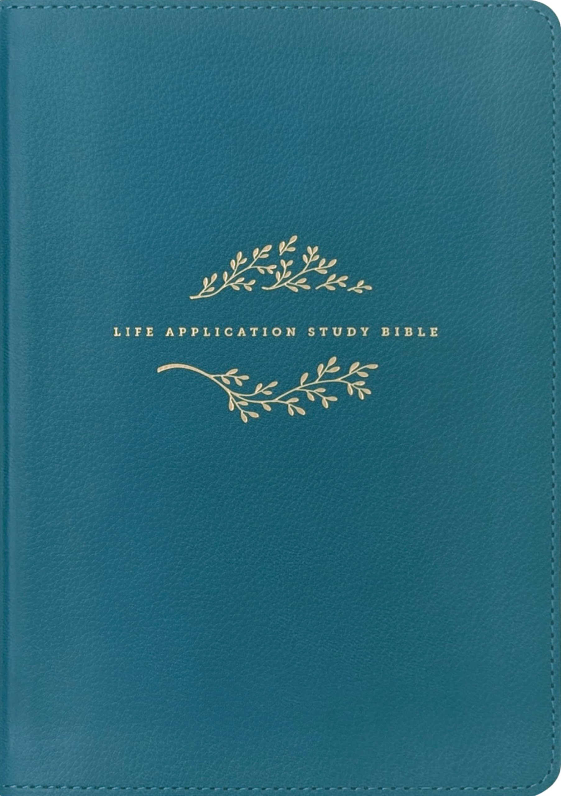 NLT Life Application Study Bible, Third Edition (LeatherLike, Teal Blue, Red Letter)