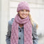 Noggins and Necks-5 Stunning Crocheted Hat and Scarf Sets