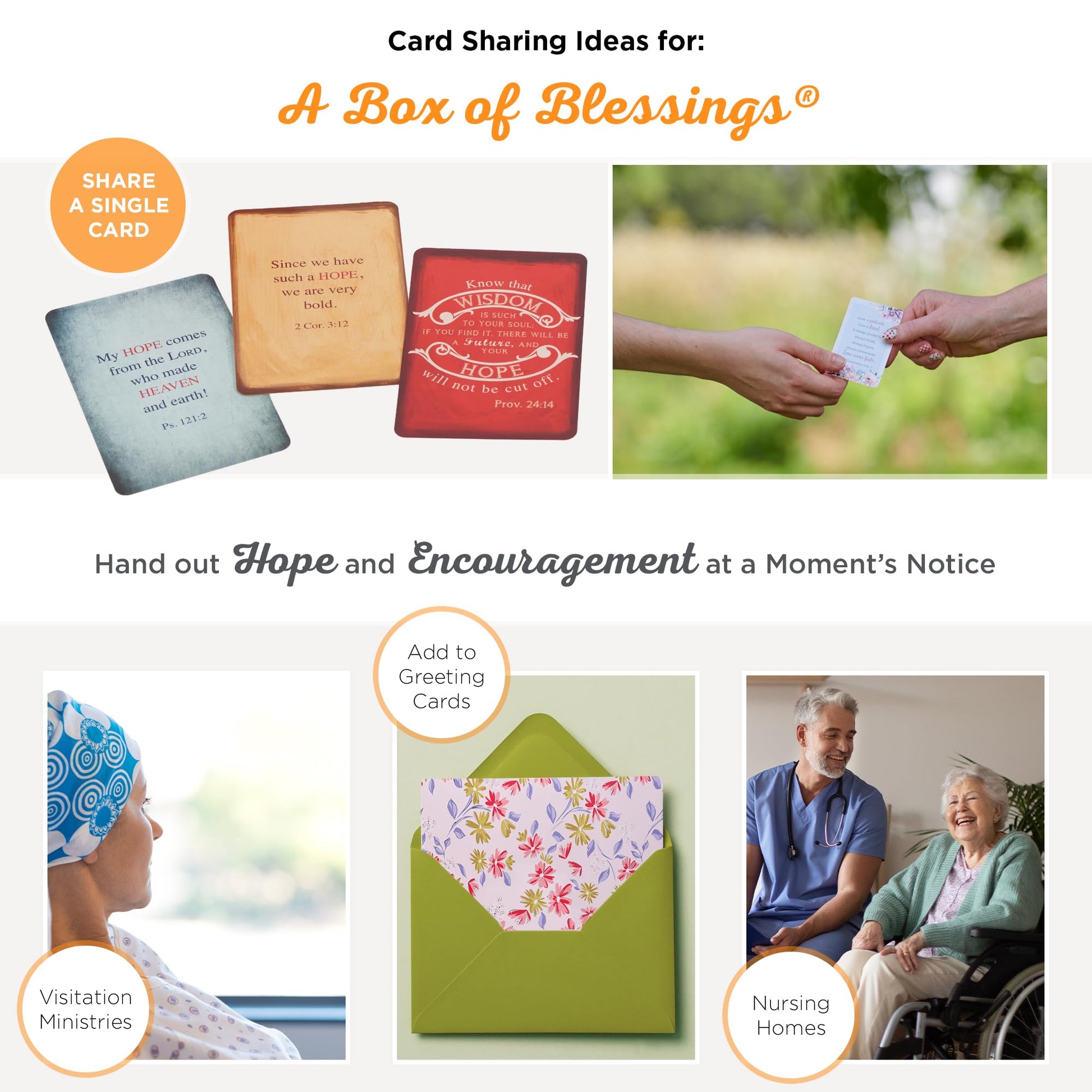 101 Blessings of Hope, Inspirational Scripture Cards to Keep or Share (Boxes of Blessings)