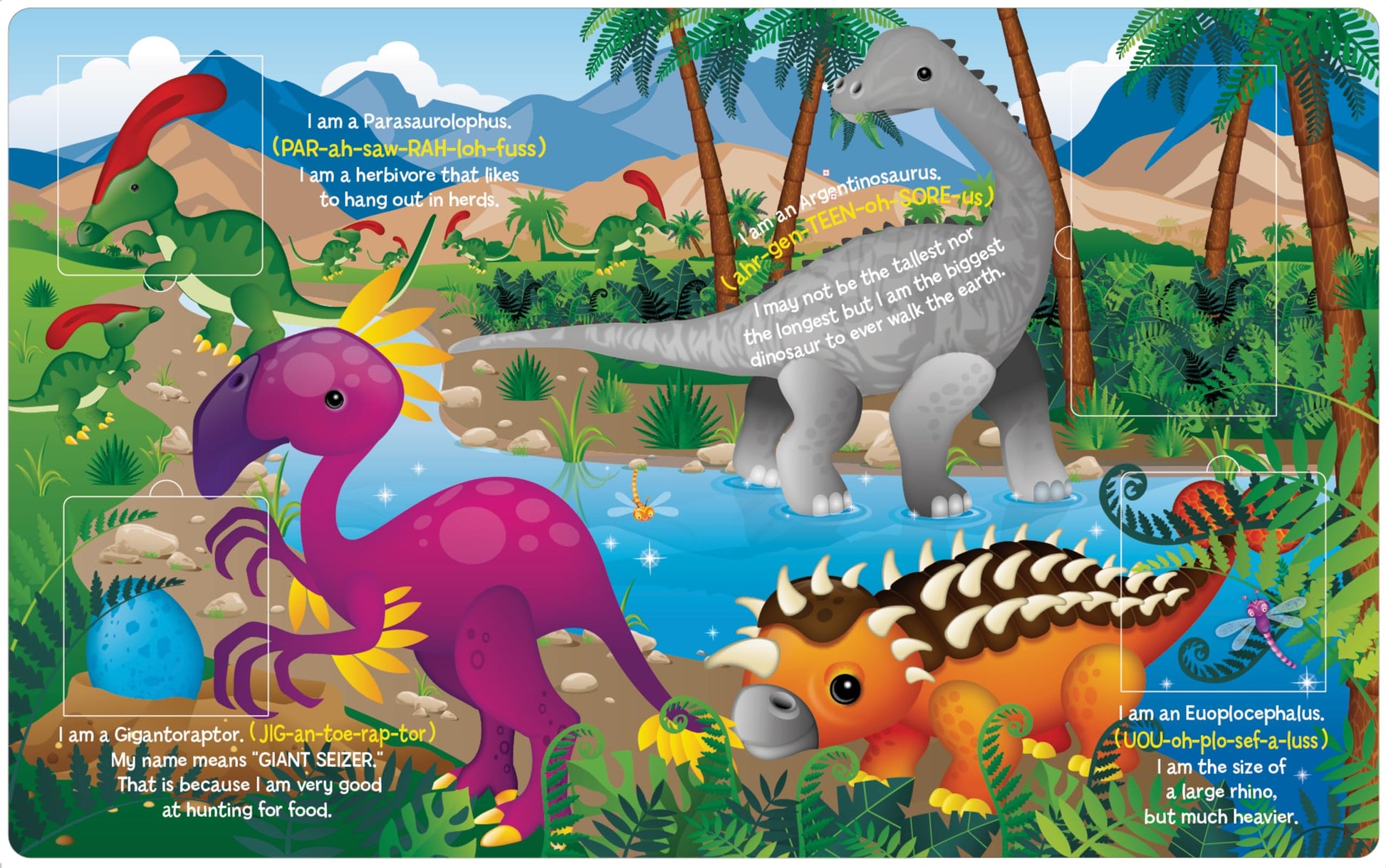 Learn About Dinosaurs - Lift the Flap Activity Kids Books - Childrens Books, Toddler Books
