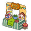 Little Shop: Bold and Easy Coloring Book for Adults and Teens