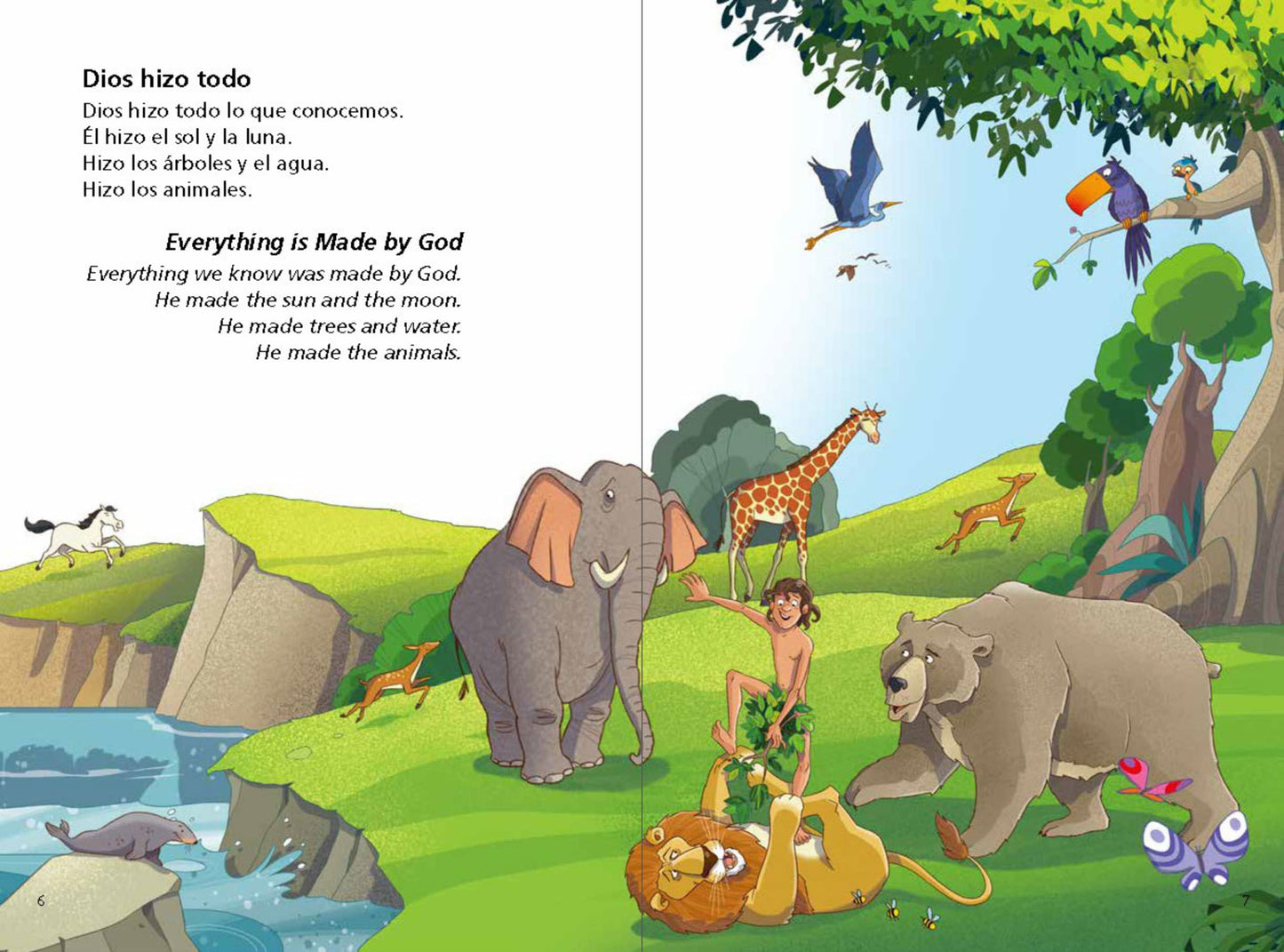 Easy to Read Bible (Bilingual) / La Biblia fcil de leer (Bilinge): Practice your reading and learn the Bible (Spanish Edition)