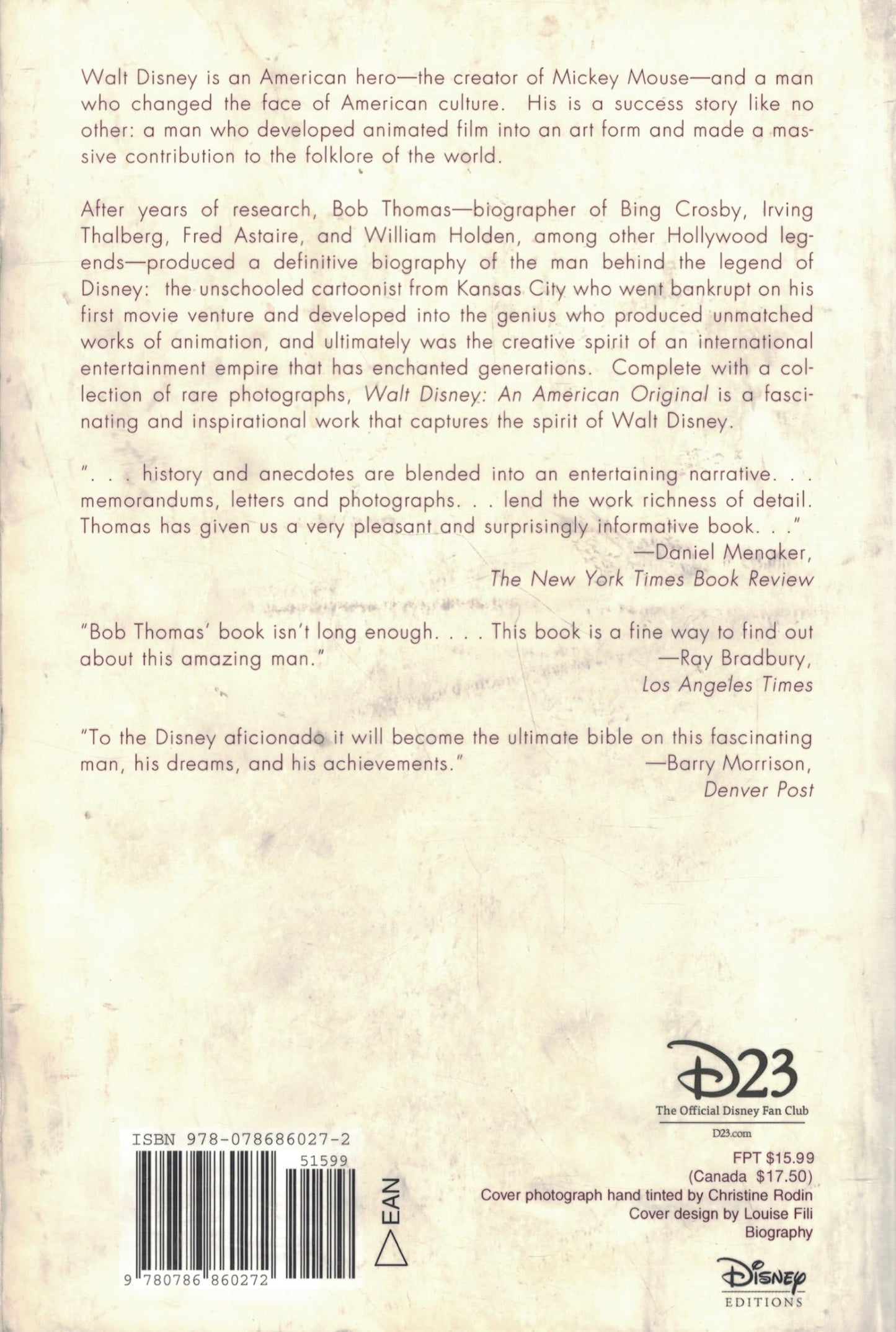 Walt Disney: An American Original (Disney Editions Deluxe)