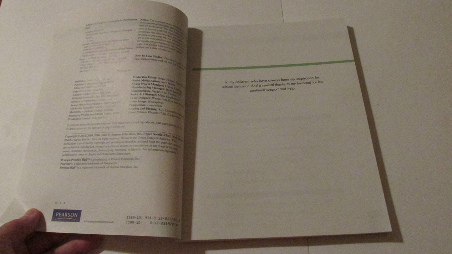 Medical Law and Ethics (4th Edition)