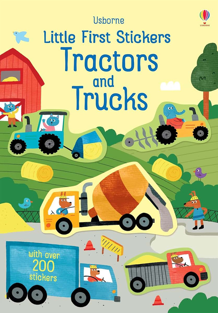 Little First Stickers Tractors and Trucks: Over 200 Stickers with Farm and Construction Scenes for Kids (Ages 3-5)