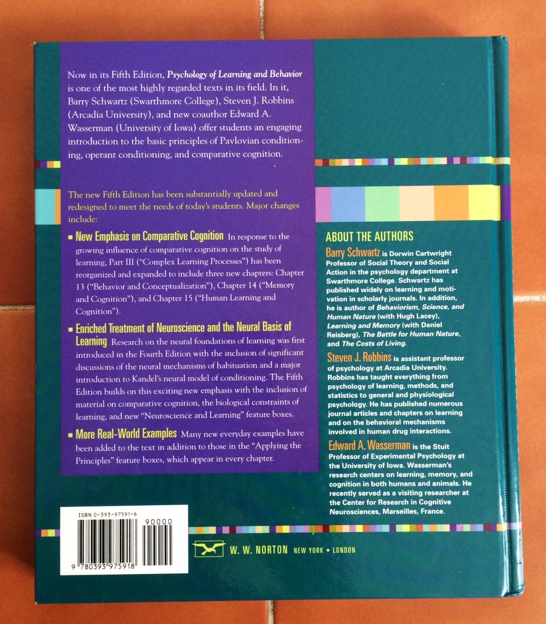 Psychology of Learning and Behavior by Robbins, Steven J.