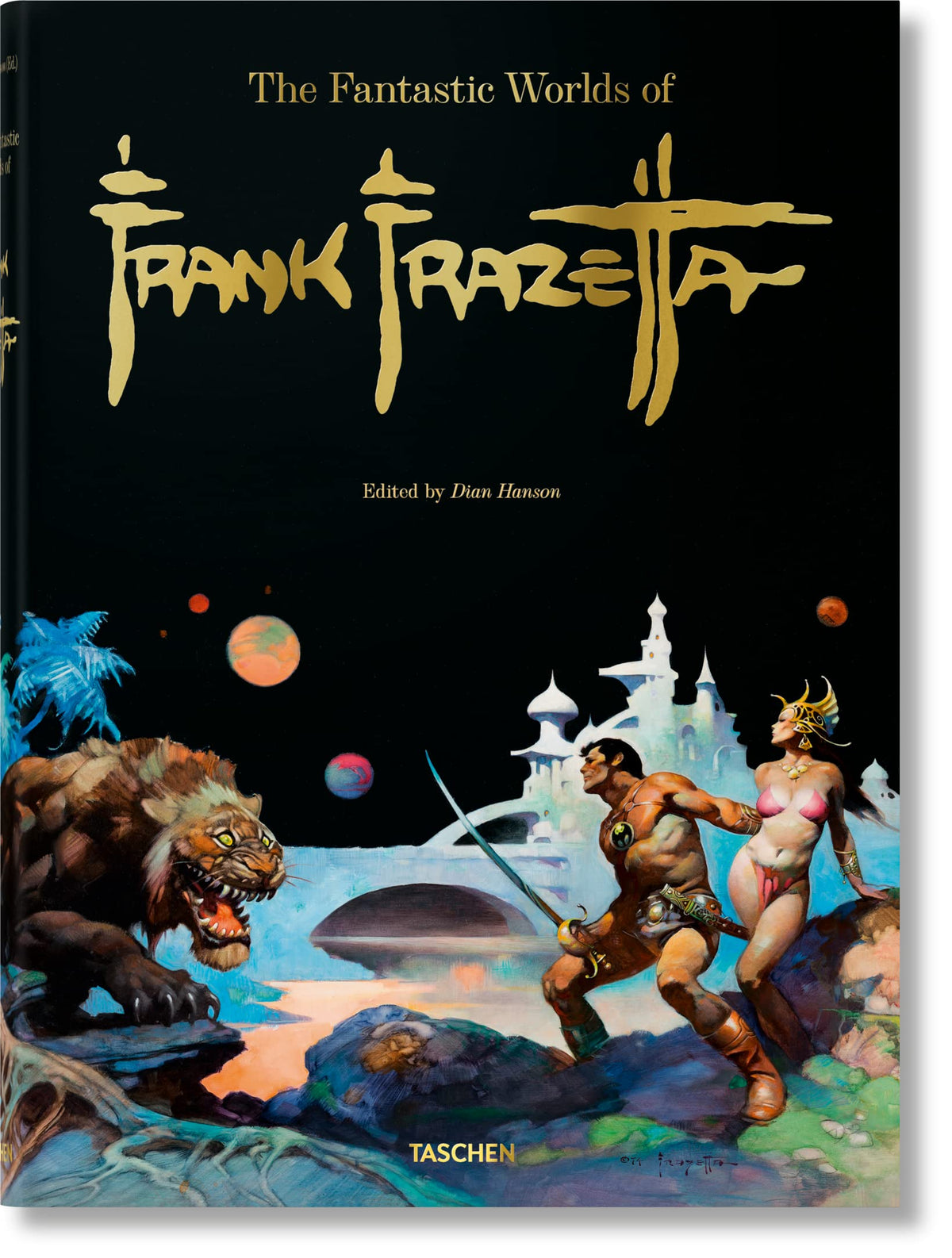 The Fantastic Worlds of Frank Frazetta (Extra Large) (Multilingual Edition)