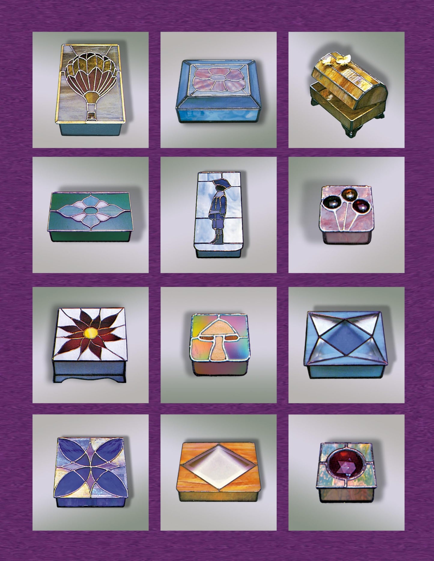 Patterns for Stained Glass Boxes