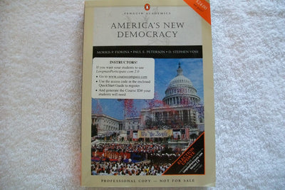 America's New Democracy: Election Update (Penguin Academics)