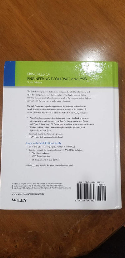 Principles of Engineering Economic Analysis