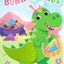 Bunnysaurus - Touch and Feel Board Easter Book - Sensory Board Book