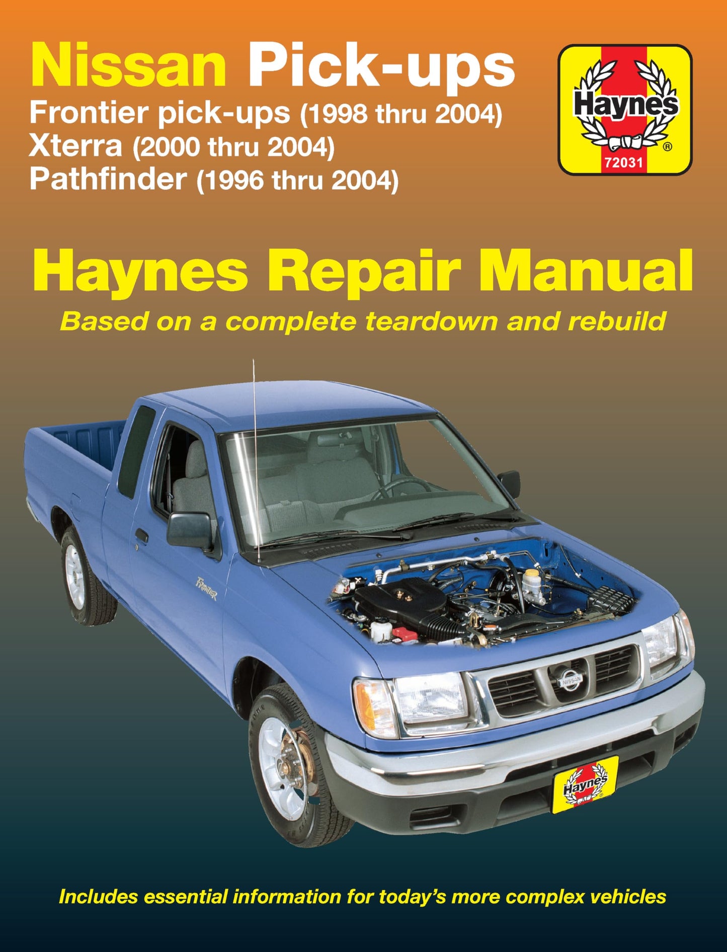 Nissan Fronitier Pickup 1998 thru 2004, Pathfinder 1996 thru 2004 & XTerra 2000 thru 2004 Haynes Repair Manual
