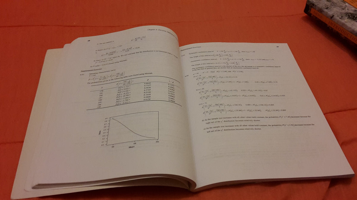 Engineering Statistics, Student Study Edition