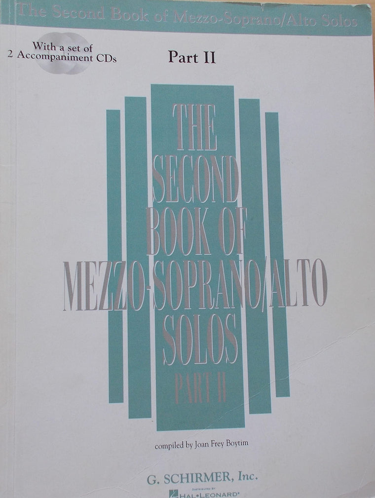 he Second Book of Mezzo-Soprano Solos Part II - Book/Online Audio