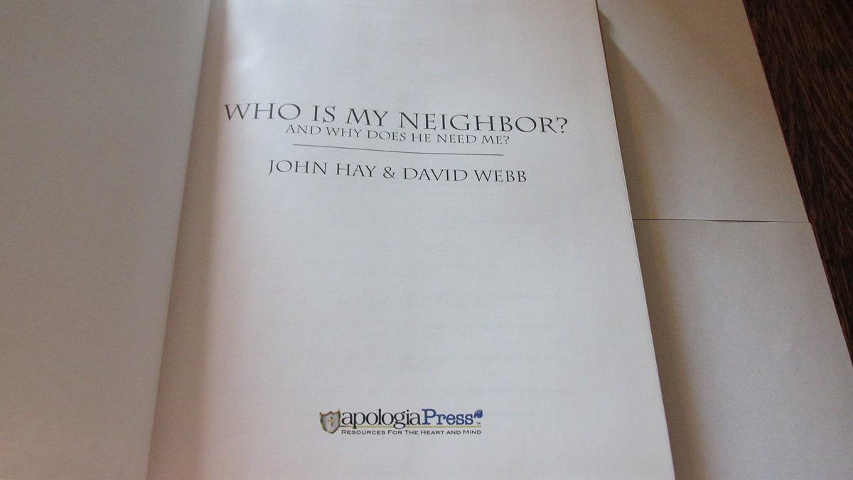 Who Is My Neighbor? And Why Does He Need Me?, Textbook