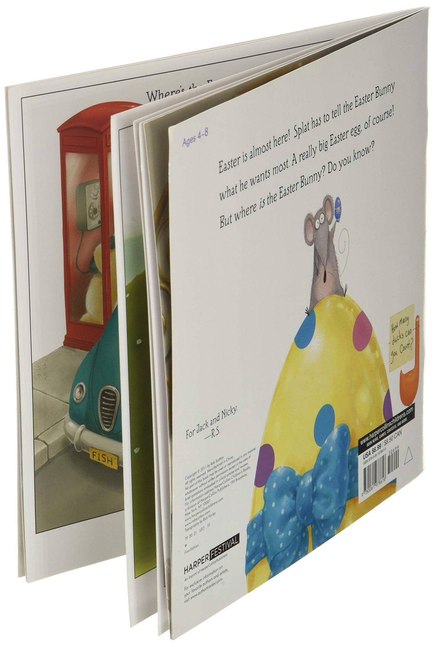 Splat the Cat: Where's the Easter Bunny?: An Easter And Springtime Book For Kids