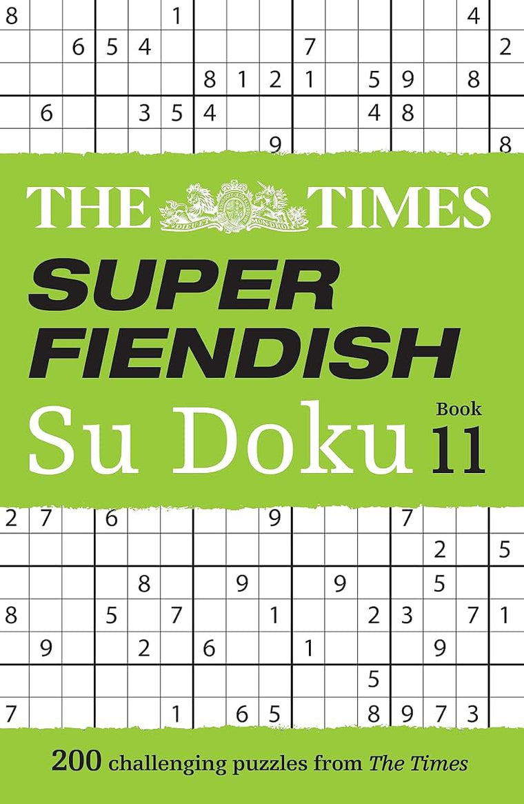 The Times Super Fiendish Su Doku Book 11: 200 challenging puzzles
