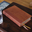 NIV, Personal Size Bible, Large Print, Leathersoft, Brown, Red Letter, Thumb Indexed, Comfort Print