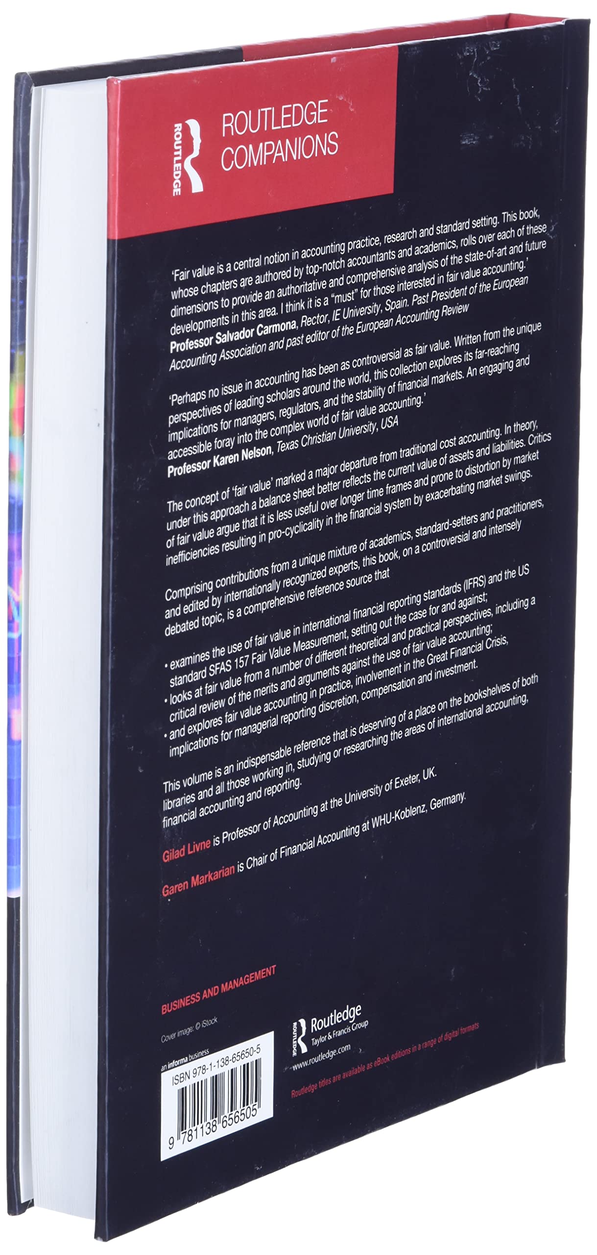 The Routledge Companion to Fair Value in Accounting (Routledge Companions in Business, Management and Marketing)