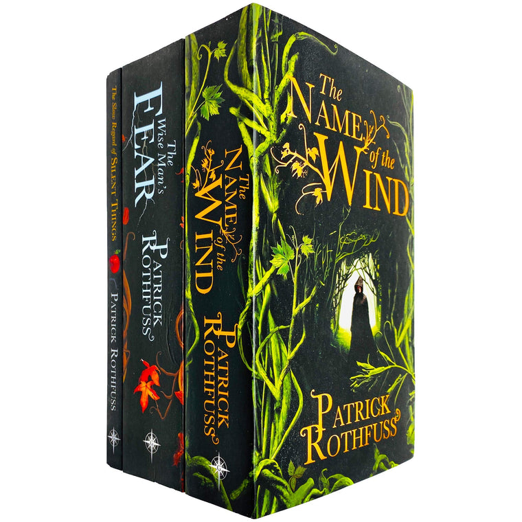 The Kingkiller Chronicle Series 3 Books Collection Set by Patrick Rothfuss (The Name of the Wind, The Wise Man's Fear & The Slow Regard of Silent Things)