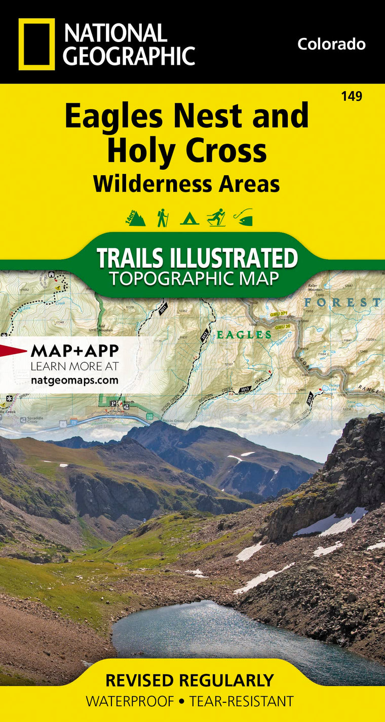 Eagles Nest and Holy Cross Wilderness Areas Map (National Geographic Trails Illustrated Map, 149)