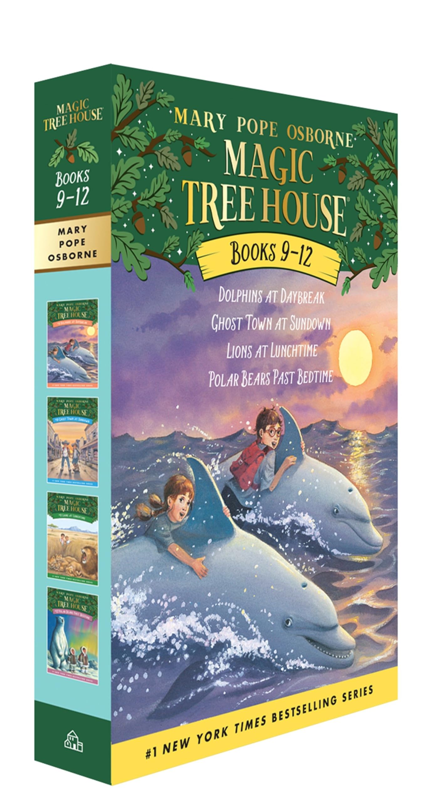 Magic Tree House Boxed Set, Books 9-12: Dolphins at Daybreak