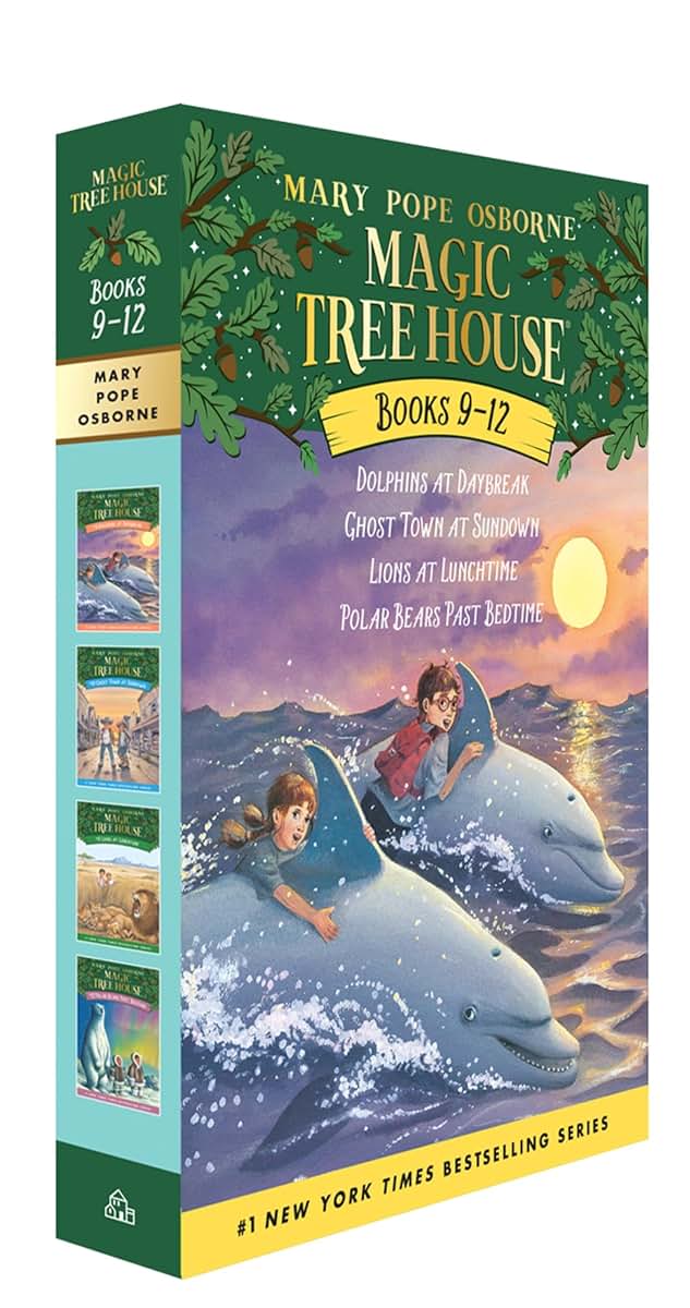 Magic Tree House Boxed Set, Books 9-12: Dolphins at Daybreak