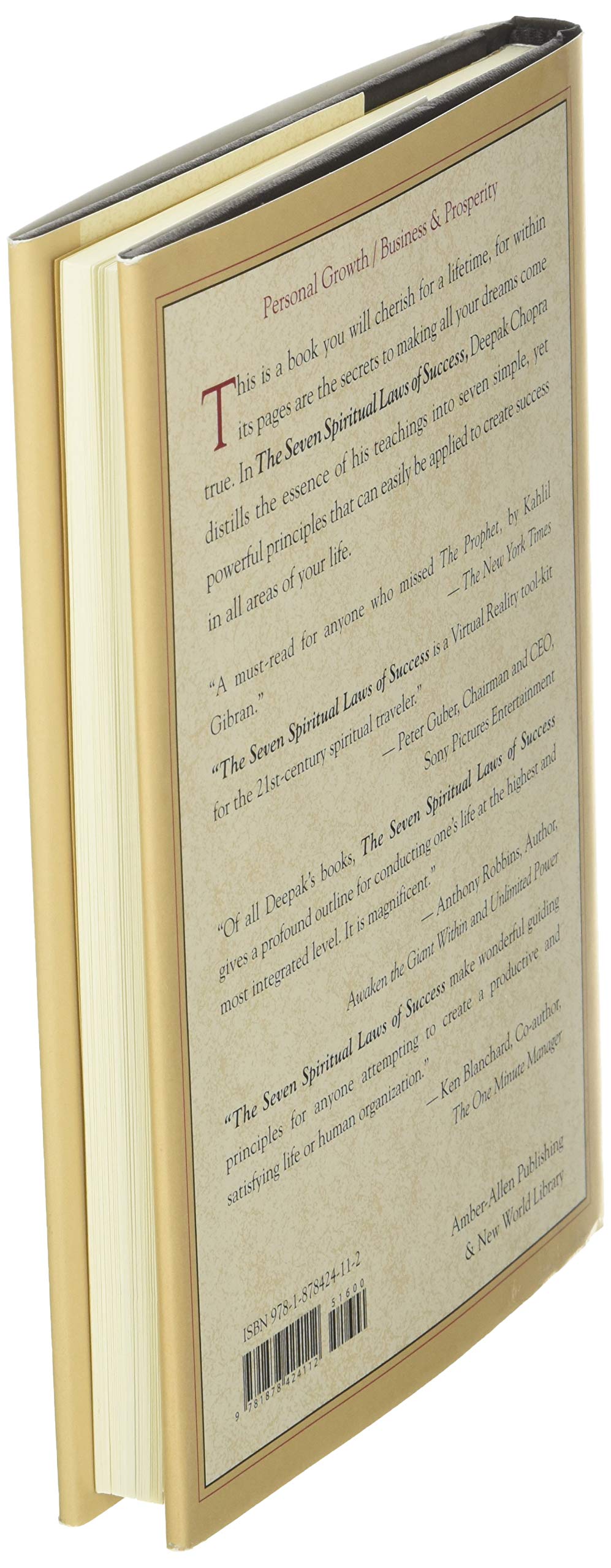 The Seven Spiritual Laws of Success: A Practical Guide to th
