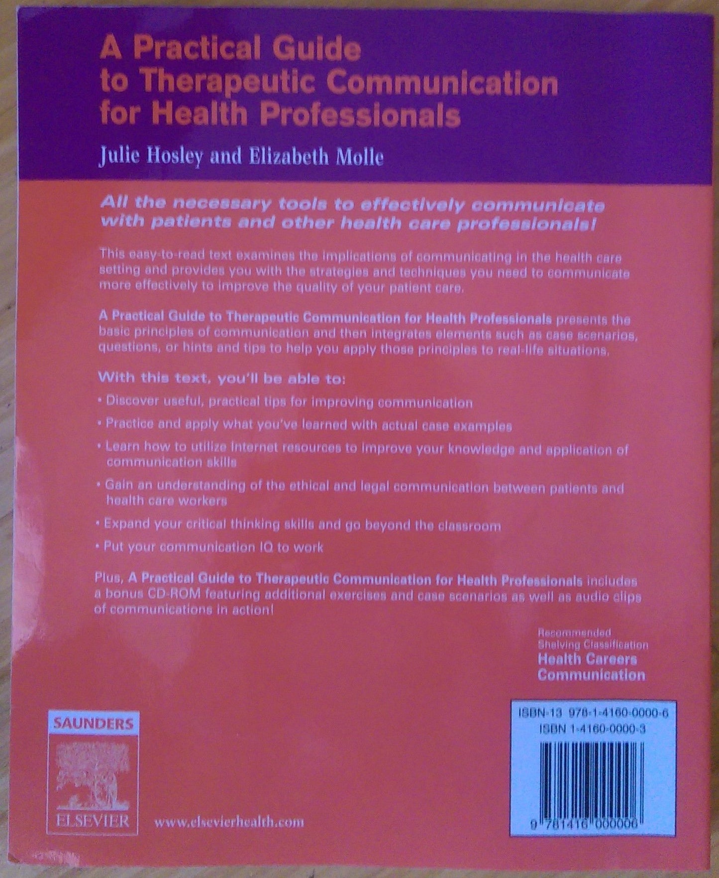 A Practical Guide to Therapeutic Communication for Health Professionals