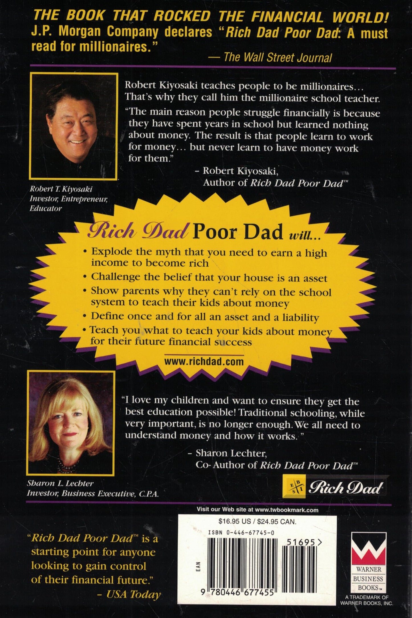 Rich Dad Poor Dad: What the Rich Teach Their Kids About Mone