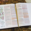 NIV, Radiant Virtues Bible: A Beautiful Word Collection, Leathersoft, Navy, Red Letter, Thumb Indexed, Comfort Print: Explore the virtues of faith, hope, and love