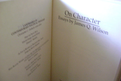 On Character: Essays