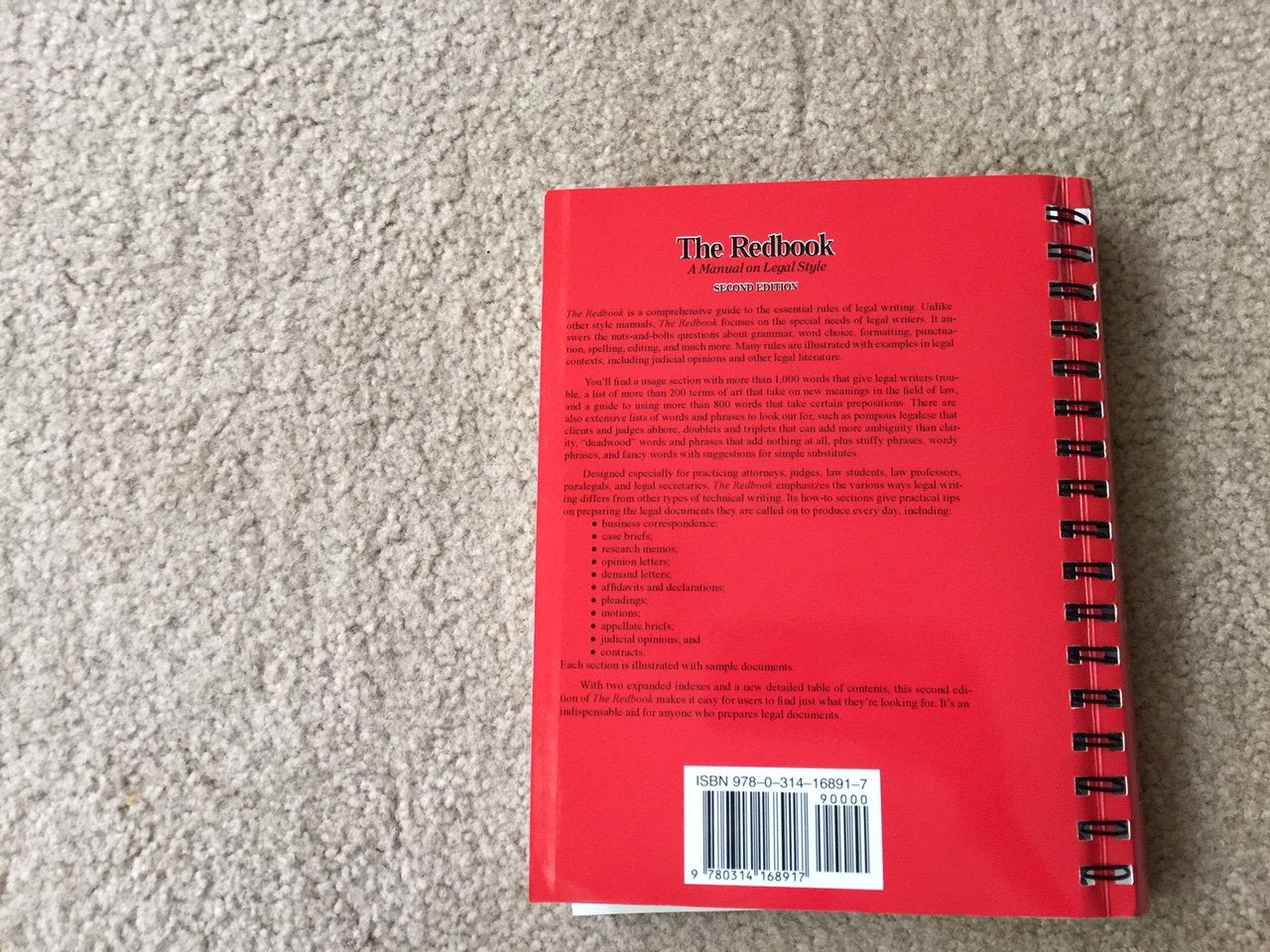 The Redbook: A Manual on Legal Style (2d Ed.) by Bryan A. Ga